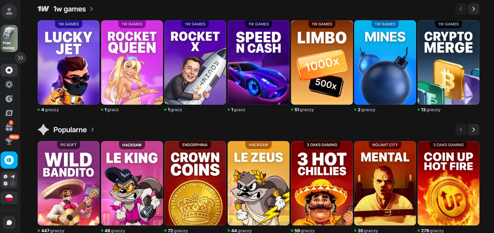 Mocne strony platformy — 1win